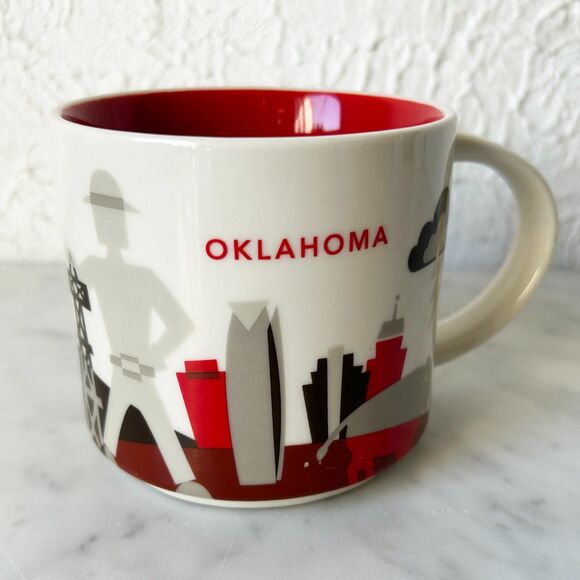 Starbucks Mug Oklahoma You Are Here Collection - 2016 Starbucks Coffee Cup - Picture 1 of 7